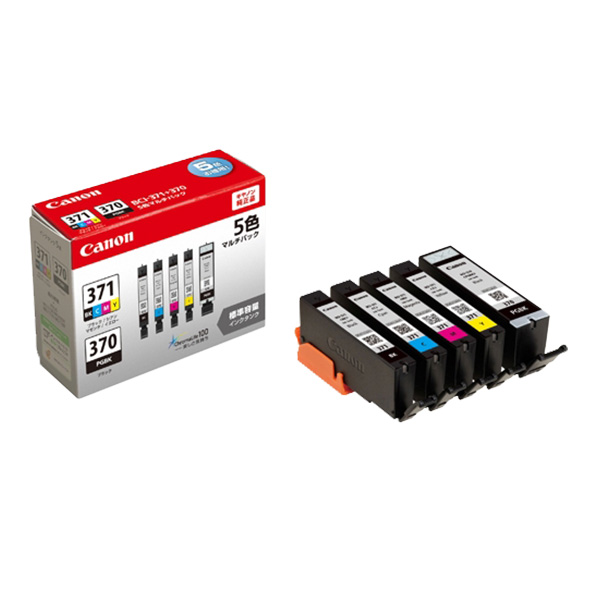 純正 BCI-371+370/5MP インクタンク 5色パック