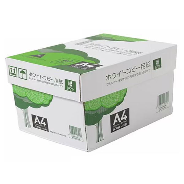 APPJ ホワイトコピー用紙 A4 1箱 (500枚×5冊)