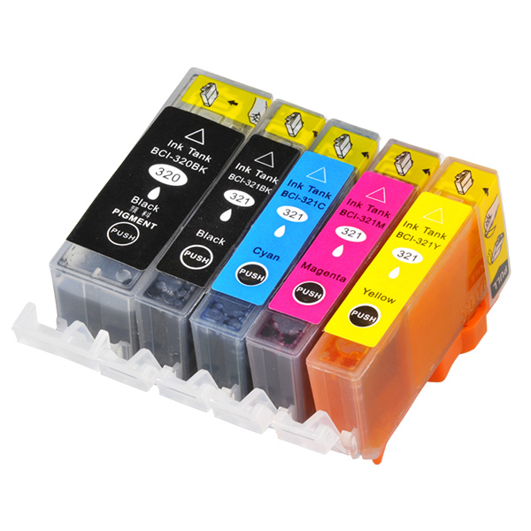互換 BCI-321+320/5MP インクカートリッジ 5色パック