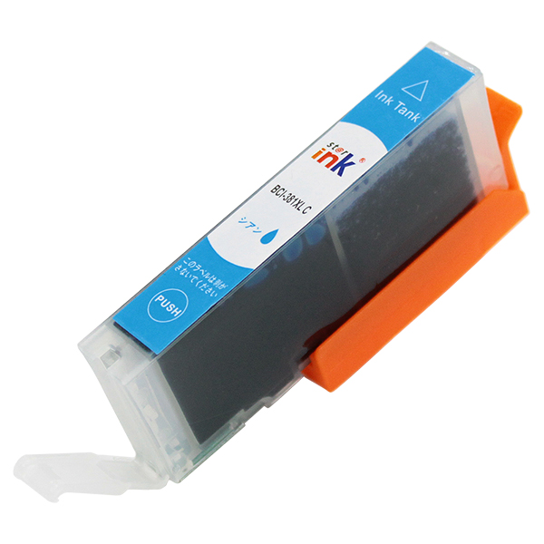 互換 インクタンク BCI-381XLC シアン 大容量