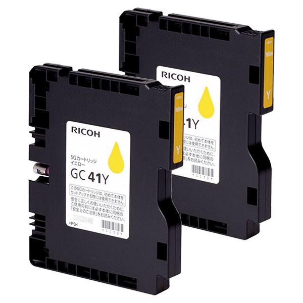 純正 GC41Y SGカートリッジ Mサイズ イエロー 515810 2本