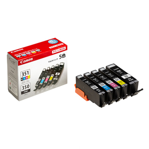 純正 BCI-351+350/5MP マルチパック(標準) インクカートリッジ 5色セット