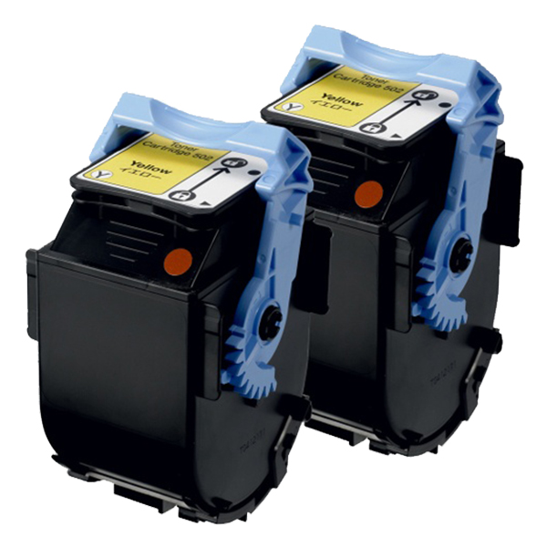 キヤノン トナーカートリッジ502 2P イエロー 2本パック CRG-502YEL2P 純正品