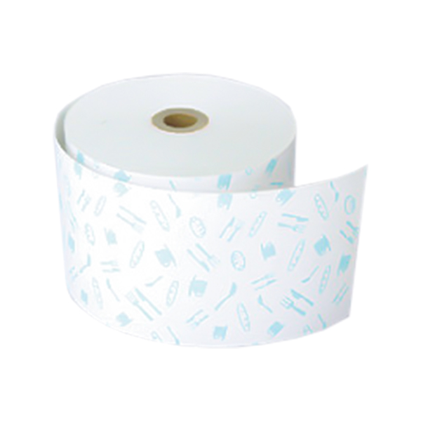 感熱ファンシーレジロール紙 58×80×12 カフェ ブルー