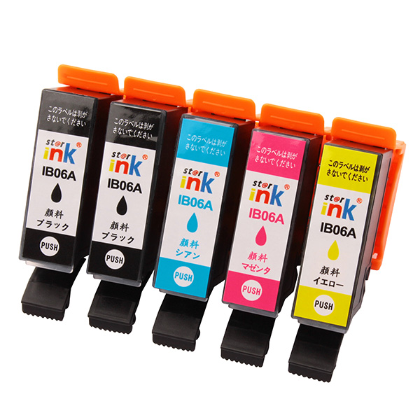 互換 IB06CL5A インクカートリッジ 4色5本パック