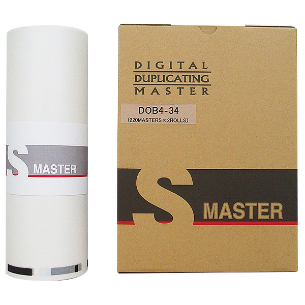 デュプロ デュープリンター用 汎用マスター DOB4-34  (220版/114M) 2本入