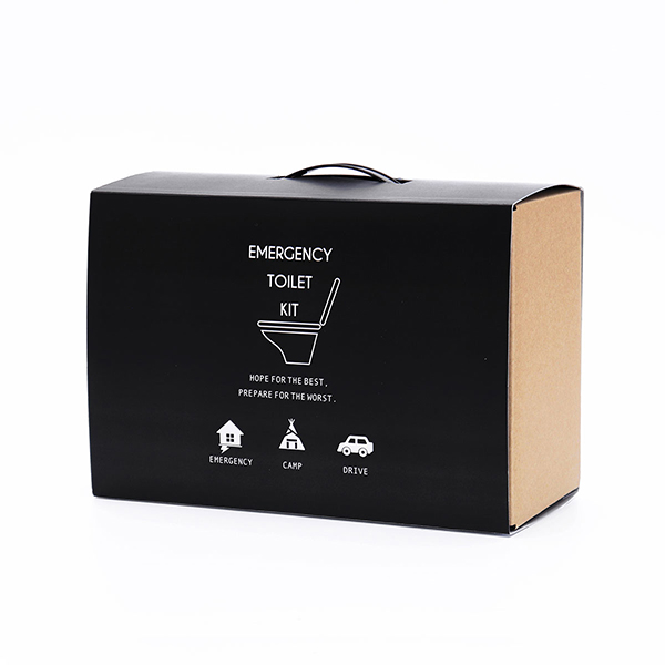 東洋ケース 緊急用トイレキット 10個入 ダンボール製簡易トイレ付き (ETK-02)