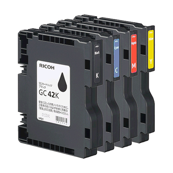 純正 SGカートリッジ GC42 Mサイズ 4色パック