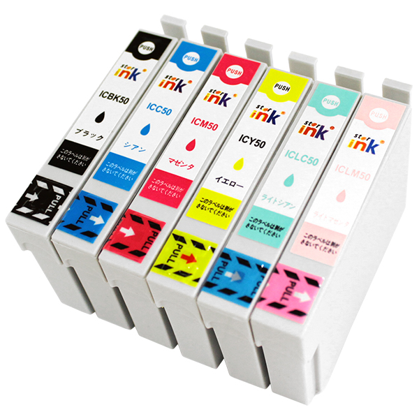 エプソン IC6CL50A2 互換インクカートリッジ 6色パック