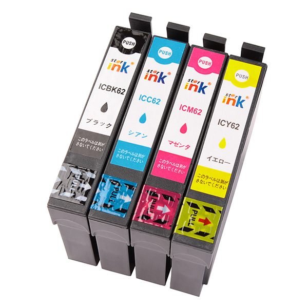 互換 IC4CL62 インクカートリッジ 4色パック