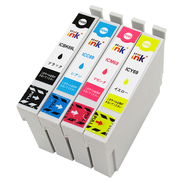 エプソン IC4CL69 互換インクカートリッジ 4色パック