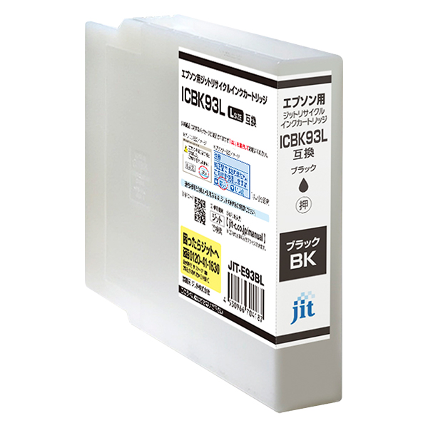 ジット JIT-E93BL ブラック | キヤノン ICBK93L 対応リサイクルインク