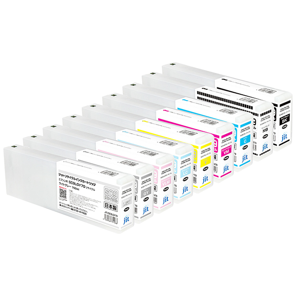 ジット まとめ買い 9色セット | キヤノン SC9BK70/SC9MB70/SC9C70/SC9VM70/SC9Y70/SC9LC70/SC9VLM70/SC9GY70/SC9LGY70 対応リサイクルインク