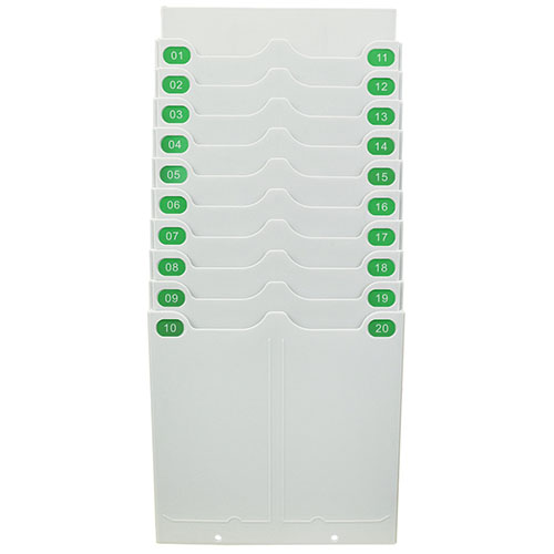 mita タイムカード用ラック 20人用 MCR-20