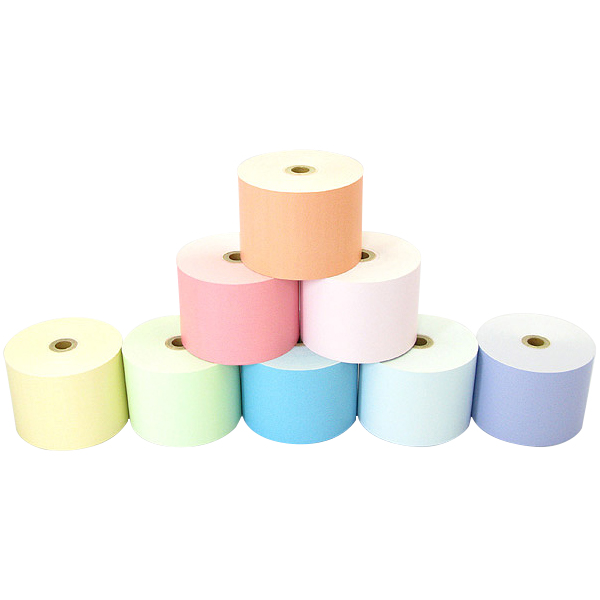 カラー 感熱ロール紙 幅58× 外径80× 芯内径12mm  ノーマル 8色セット