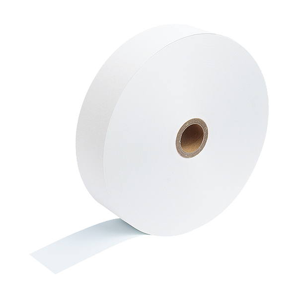 券売機用ロール紙 紙幅57.5mm×長さ300m×内径35mm 裏巻 150μ ブルー