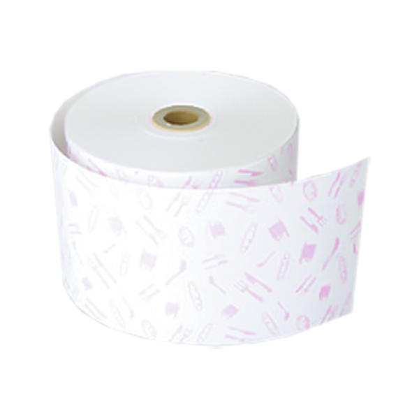 感熱ファンシーレジロール紙 58×80×12 カフェ ピンク