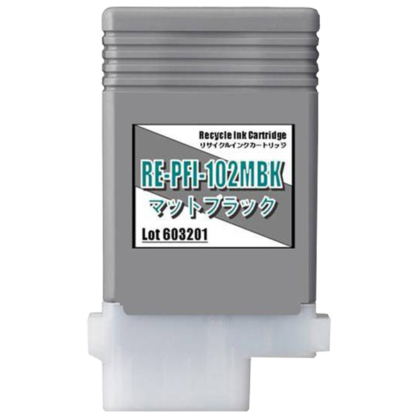 キヤノン PFI-102MBK マットブラック リサイクルインクタンク 再生品