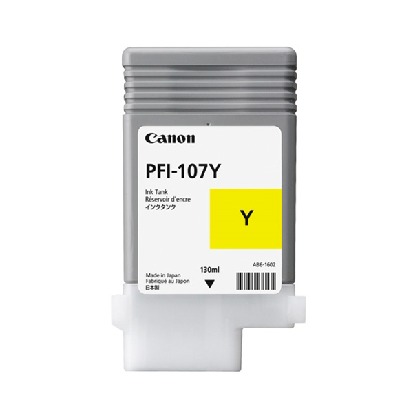 純正 インクタンク PFI-107Y イエロー 6708B001