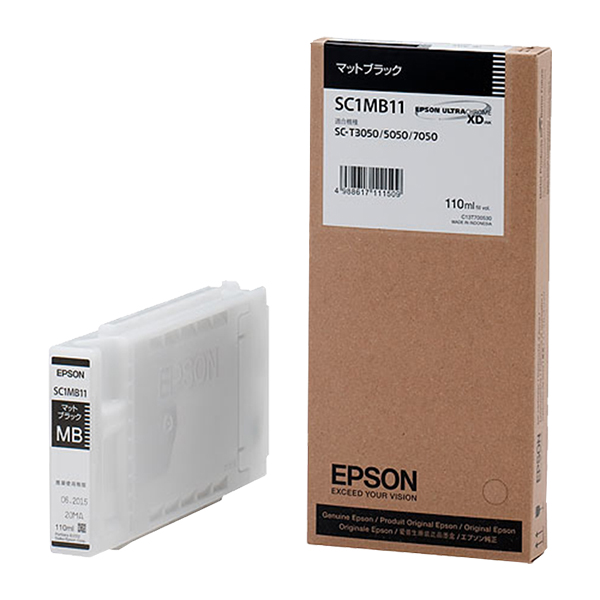 純正 インクカートリッジ SC1MB11 マットブラック