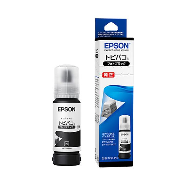 純正 TOB-PB トビバコ インクボトル フォトブラック